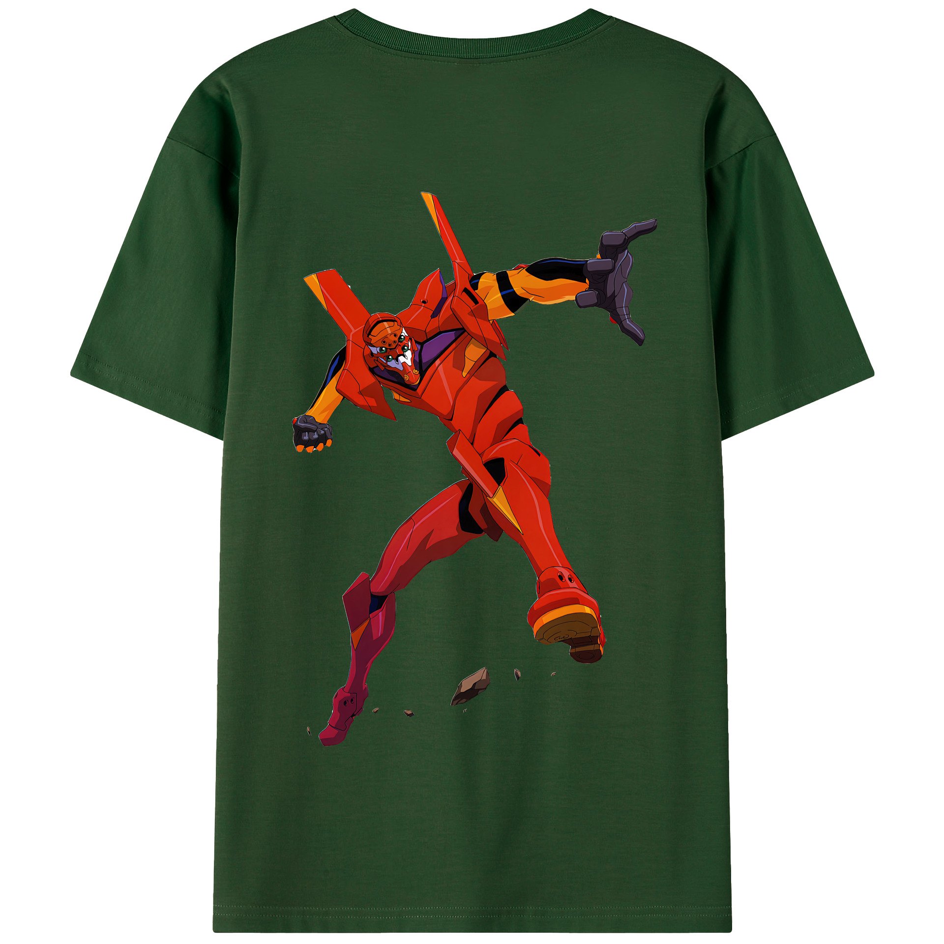 （画像用） EVA 新世紀エヴァンゲリオン 綿100％半袖Tシャツ（背面プリント）